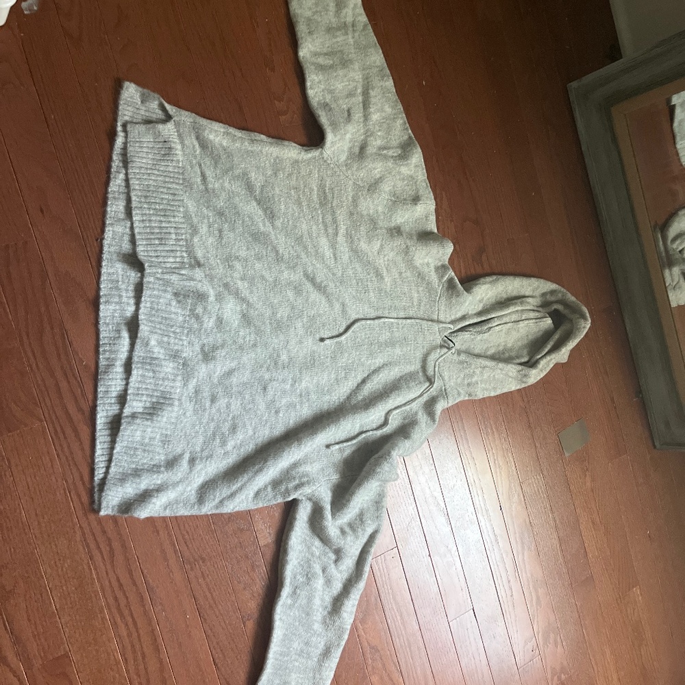 Long sleeve shirt with hoodie